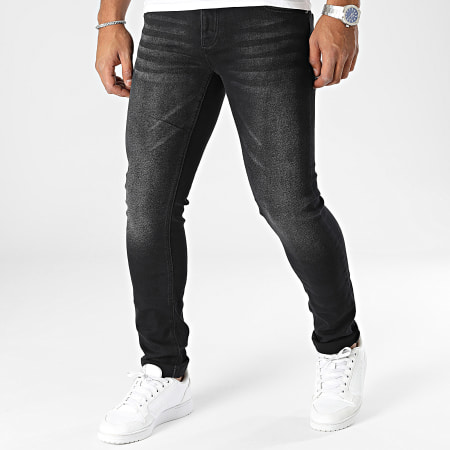 Black Industry - Slanke zwarte jeans