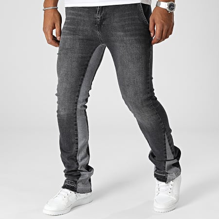 Black Industry - Jeans slim grigi