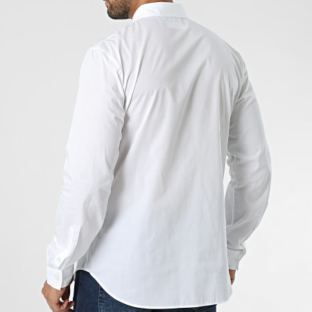 Versace Jeans Couture - Emblema 75GALYS2 Camisa Manga Larga Blanca
