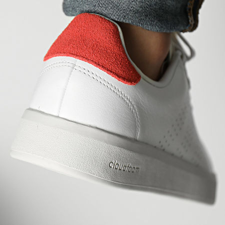 Adidas Performance - Zapatillas Advantage Premium IF0121 Nube Blanco Rojo Brillante