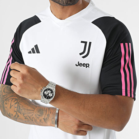 Adidas Sportswear - Maillot De Foot Slim Juventus HZ5055 Blanc Noir