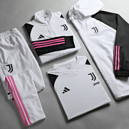 Adidas Sportswear - Maglia da calcio Juventus Slim HZ5055 Bianco Nero