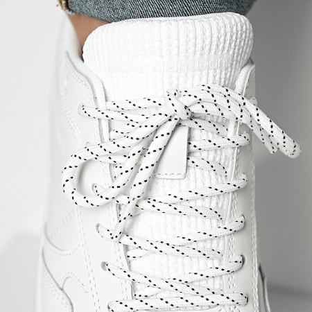 Calvin Klein - Baskets Cupsole Lace Up Hiking 0824 Triple White