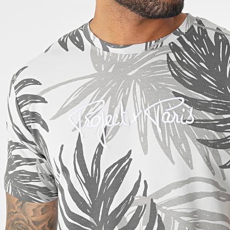 Project X Paris - Tee Shirt 2310071 Gris Floral