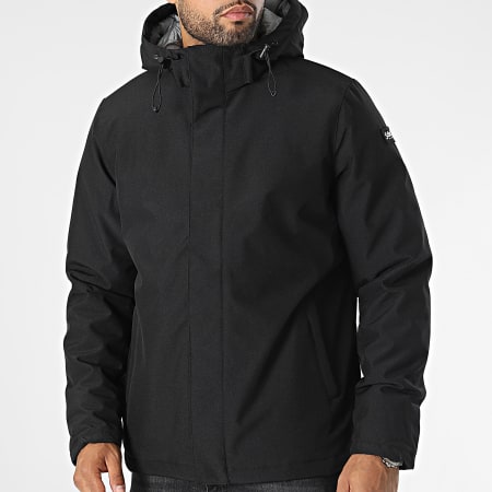 Schott NYC - Nils Parka met capuchon Zwart