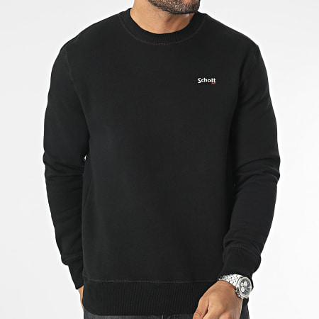 Schott NYC - Felpa girocollo Casual nOIR