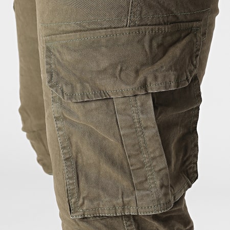 Kymaxx - Pantalones cargo marrones