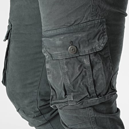 Kymaxx - Pantaloni cargo grigio antracite