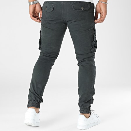 Kymaxx - Pantaloni cargo grigio antracite