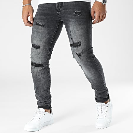 Kymaxx - Jeans slim grigi