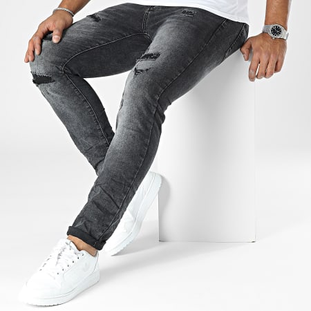 Kymaxx - Jeans slim grigi