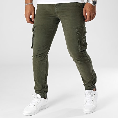 Kymaxx - Khaki groene Cargo broek