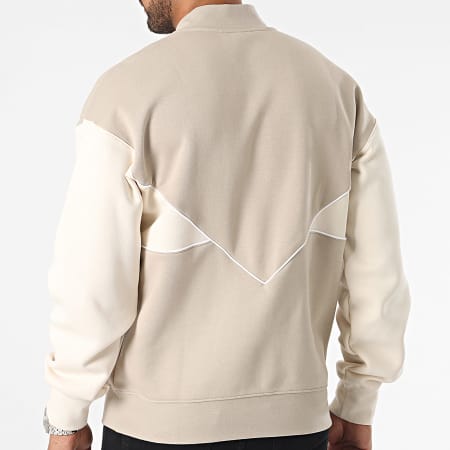 Rare Sweat Col Zippé Cyclisme Colorblock Iconique Mondrian