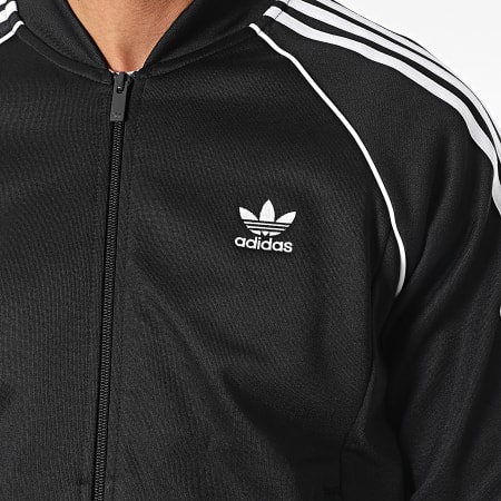 Adidas Originals - Veste Zippée A Bandes IM4545 Noir