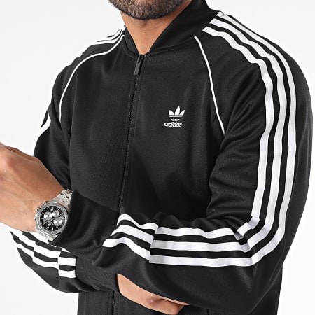 Adidas Originals - Veste Zippée A Bandes IM4545 Noir