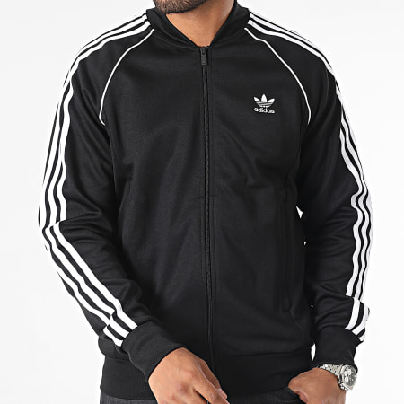 Adidas Originals - Veste Zippée A Bandes IM4545 Noir