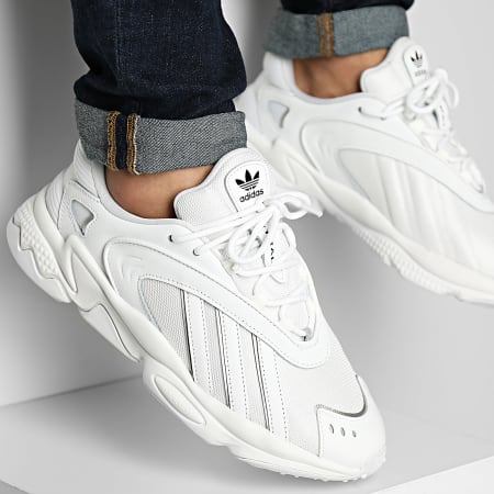 Adidas Originals - Oztral ID9790 Cloud Bianco Argento Metallizzato Sneakers