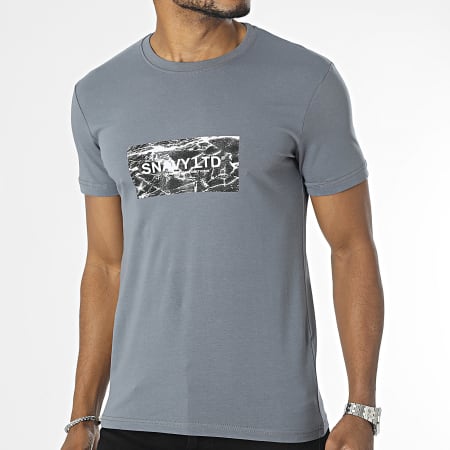 T-shirt Gris Bershka Taille 38 - Occasion Très Bon état, Coupe Basique