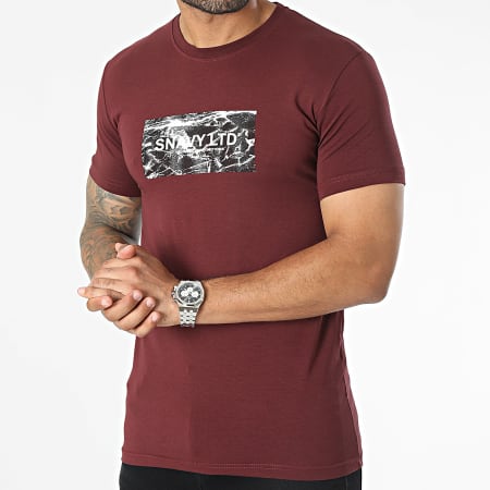 Tee-shirt Tunique Balsamik Bordeaux Manches Longues - Taille 42/44 - Neuf Sans étiquettes
