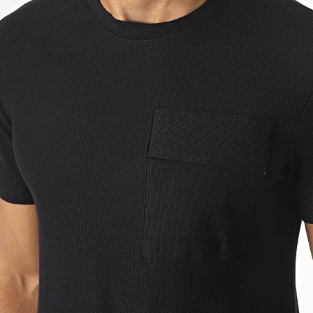 Classic Series - T-shirt nera con taschino