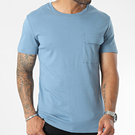 Frilivin - Marineblauw T-shirt met zakken