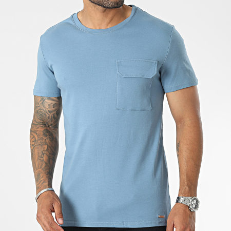 Frilivin - Marineblauw T-shirt met zakken