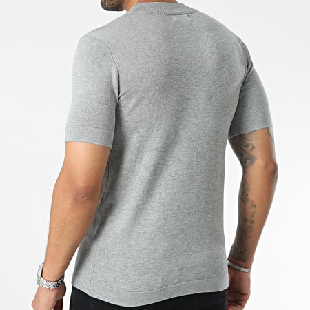 Frilivin - Camiseta gris jaspeada