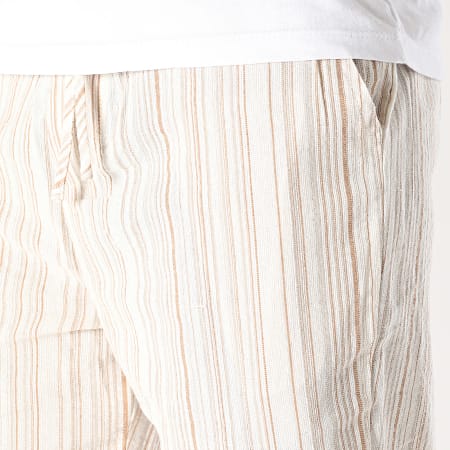 Frilivin - Pantaloni a quadri beige