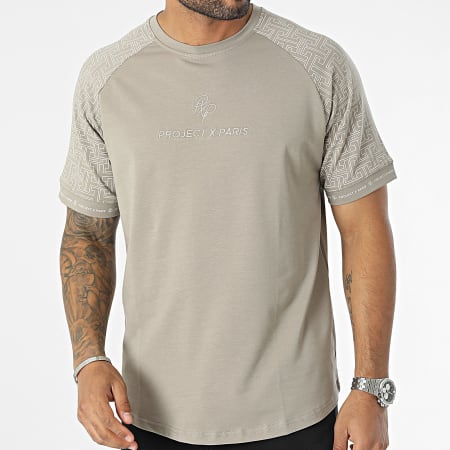 Project X Paris - Tee Shirt 2310069 Beige Taupe