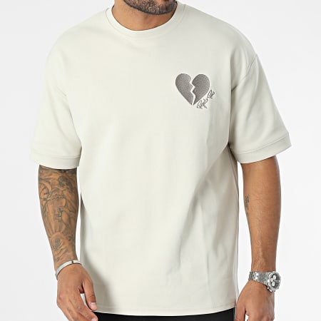Project X Paris - Camiseta oversize 2310072 Beige Topo