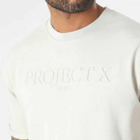 Project X Paris - Tee Shirt 2310075 Beige Taupe