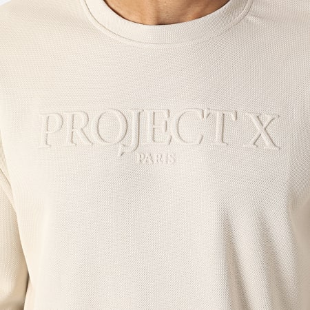Project X Paris - Sudadera cuello redondo 2322035 Beige