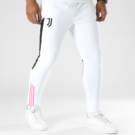 Adidas Sportswear - Pantalon Jogging A Bandes Slim Juventus HZ5044 Blanc