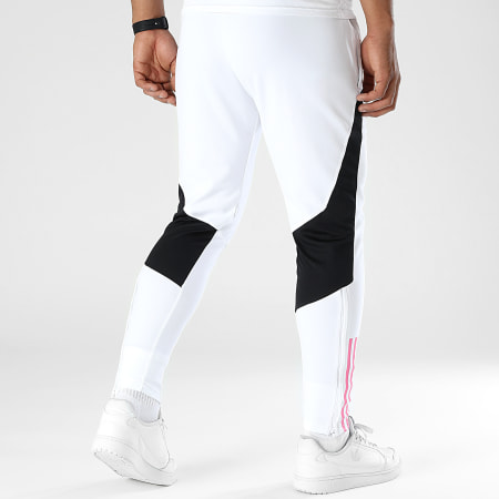 Adidas Sportswear - Juventus HZ5044 Pantaloni da jogging bianchi a banda sottile
