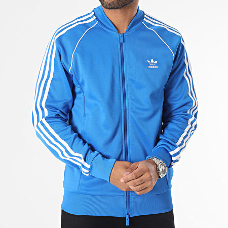 Adidas Originals - Veste Zippée A Bandes SST IL2493 Bleu