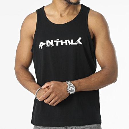 Anthill - Camiseta de tirantes Team Work Negro Blanco