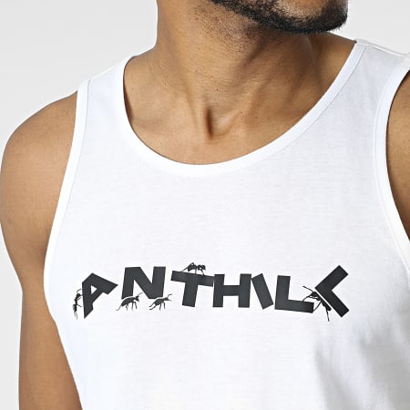 Anthill - Débardeur Team Work Blanc Noir