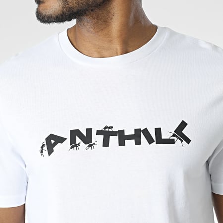 Anthill - Tee Shirt Team Work Blanc Noir