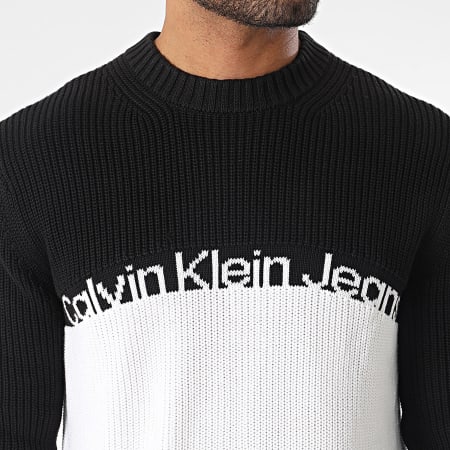 Calvin Klein - Pull 3981 Blanc Noir