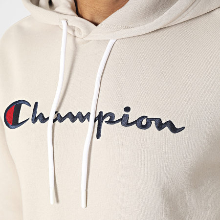 Champion - Felpa con cappuccio 219203 Beige