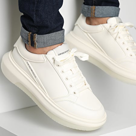 Emporio Armani - X4X633-XM964 Sneakers color bianco sporco