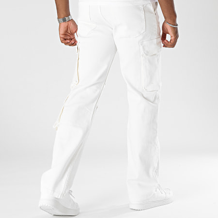 Frilivin - Jeans larghi bianchi