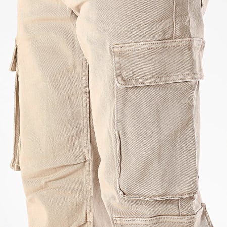 Frilivin - Jeans larghi beige
