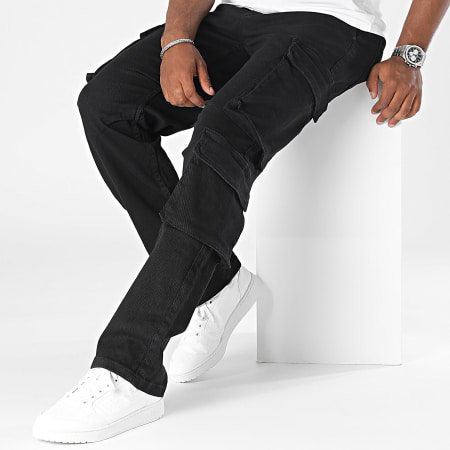 Frilivin - Jeans neri dal taglio rilassato