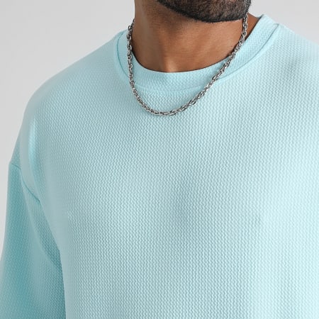 LBO - Textured Waffle Tee Grande 0416 Verde menta