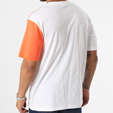 Puma - Tee Shirt AMG Statement 621191 Blanc Orange