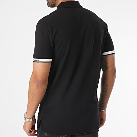 Tommy Jeans - Polo Manches Courtes Classic Linear 7282 Noir