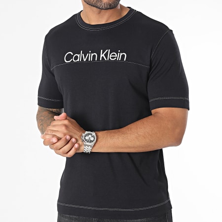 Calvin Klein - Camiseta gráfica 3K133 Negro