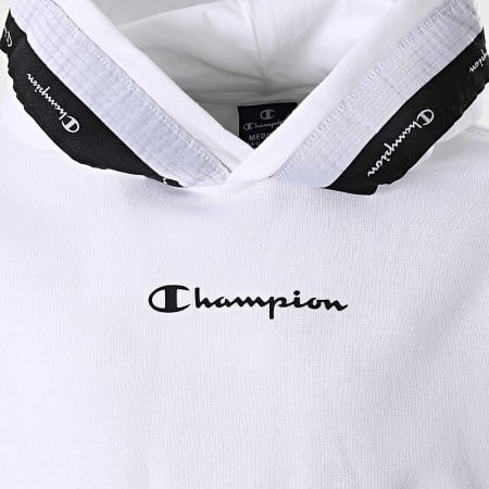 Champion - Felpa con cappuccio per bambini 306546 Bianco