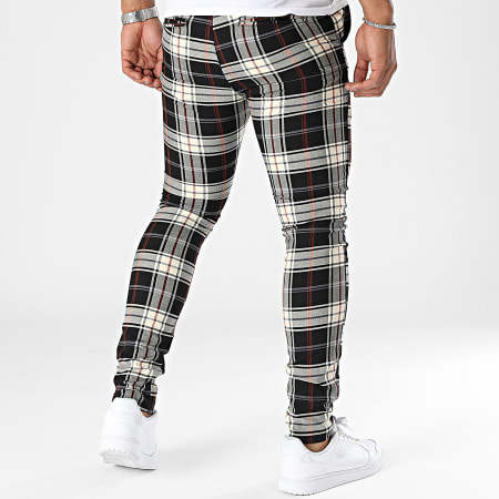 Classic Series - Pantaloni a quadri grigi e neri